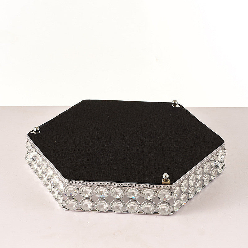 Mirror Fruit Tray Cosmetic Tool Storage Tray