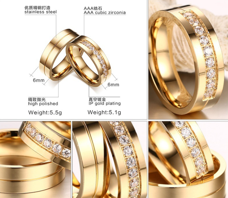 Ring Electroplated Gold