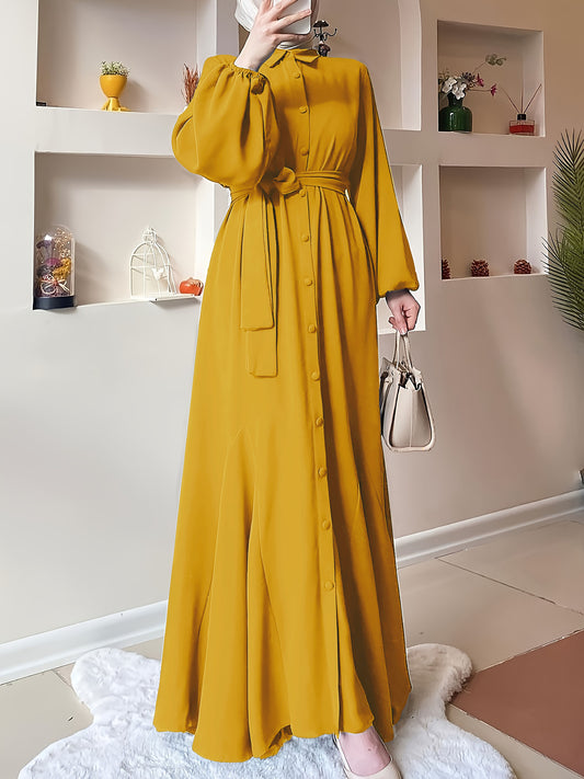 Solid Color Women's Clothing Dress