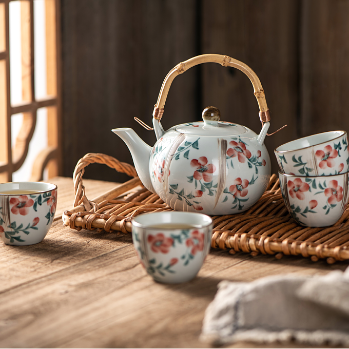 Japanese Style And Style Teapot Tea Making Set