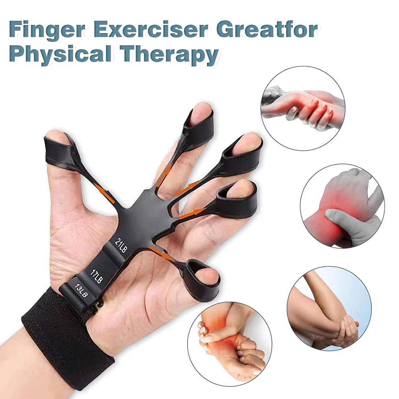 Silicone Finger Gripper Trainer