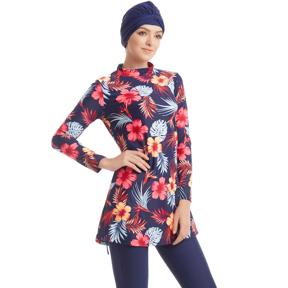 Long Sleeves Burkinis Swimsuit