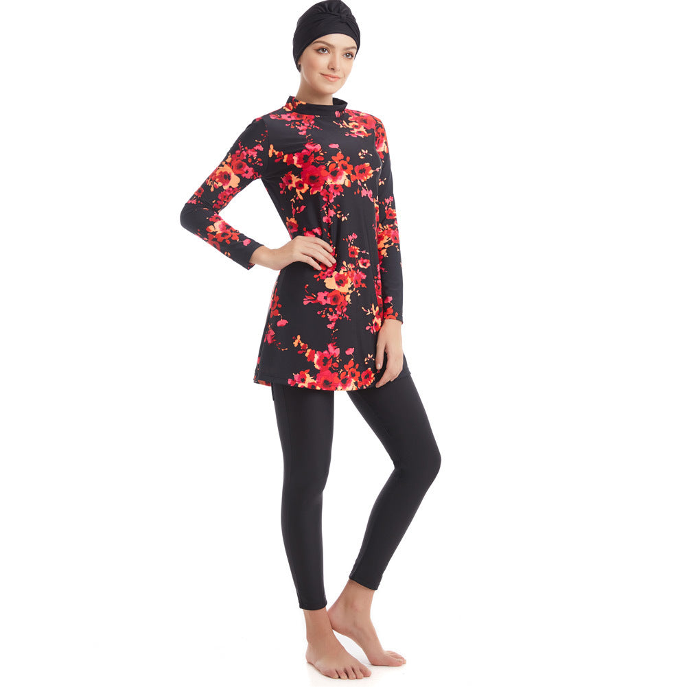 Long Sleeves Burkinis Swimsuit