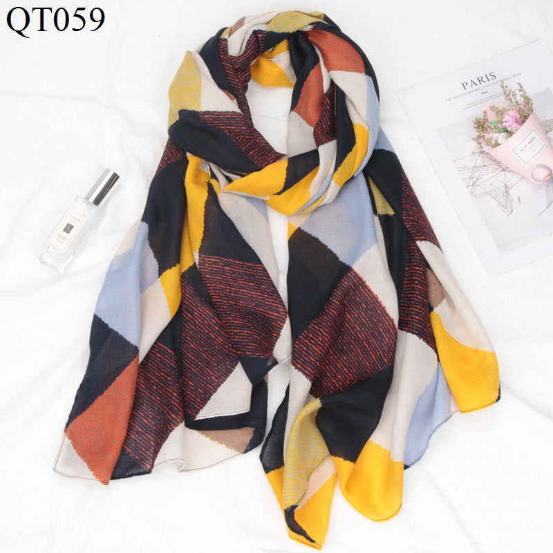 Fashion Trend Plaid Scarf Shawl