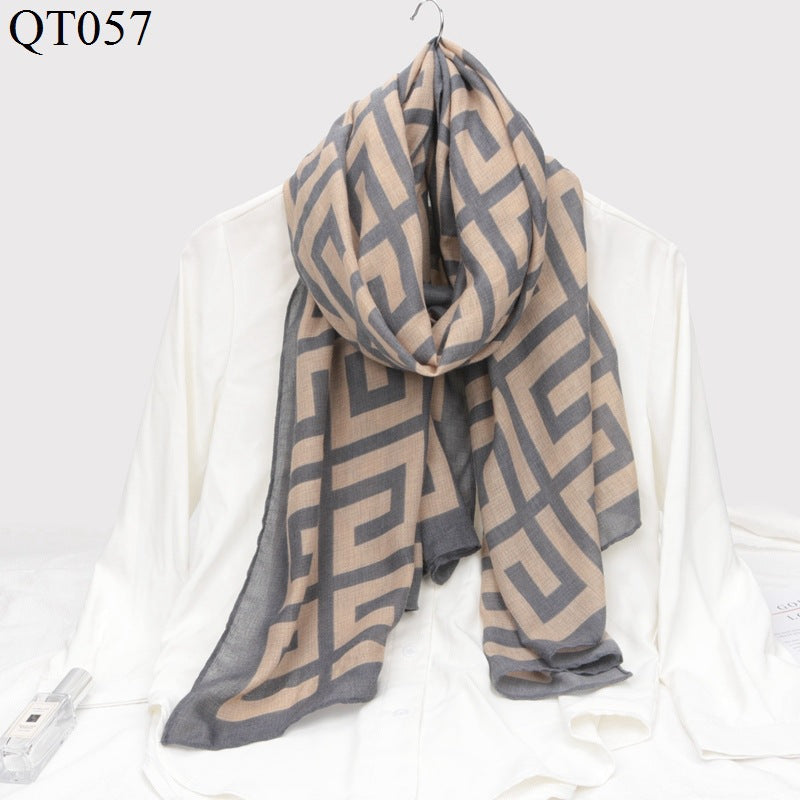 Fashion Trend Plaid Scarf Shawl