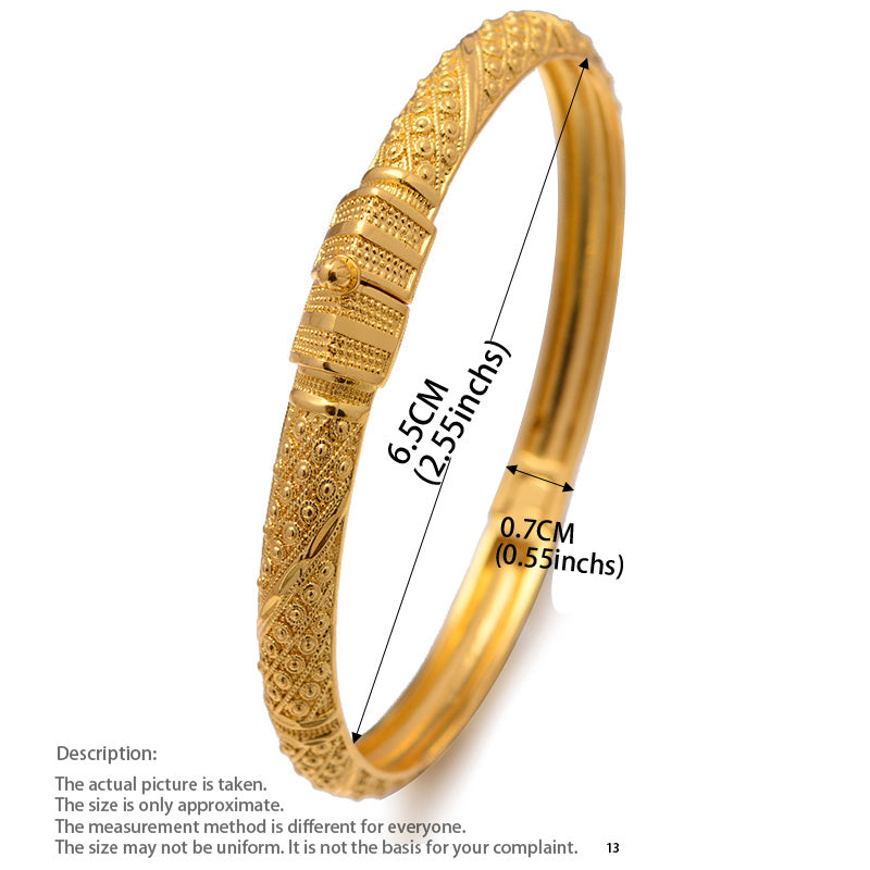 Bracelet Gold Color Bangles