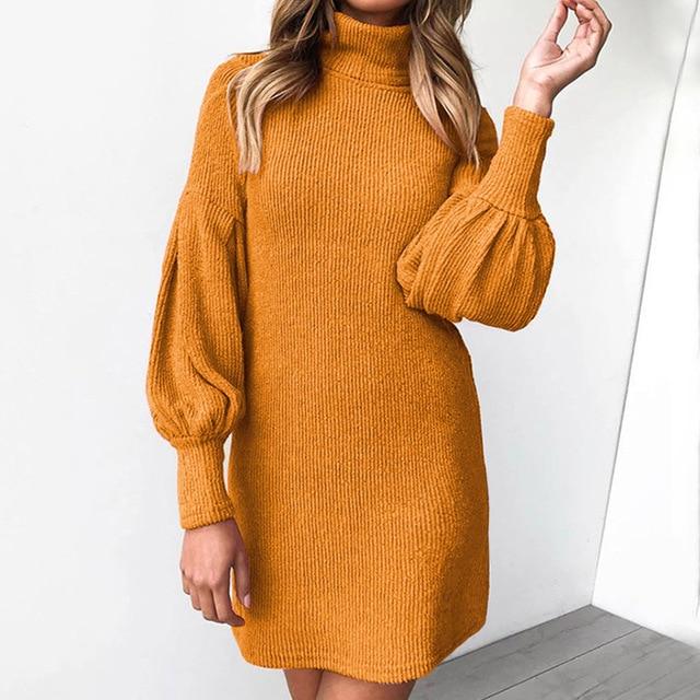 Long sleeve hip dress