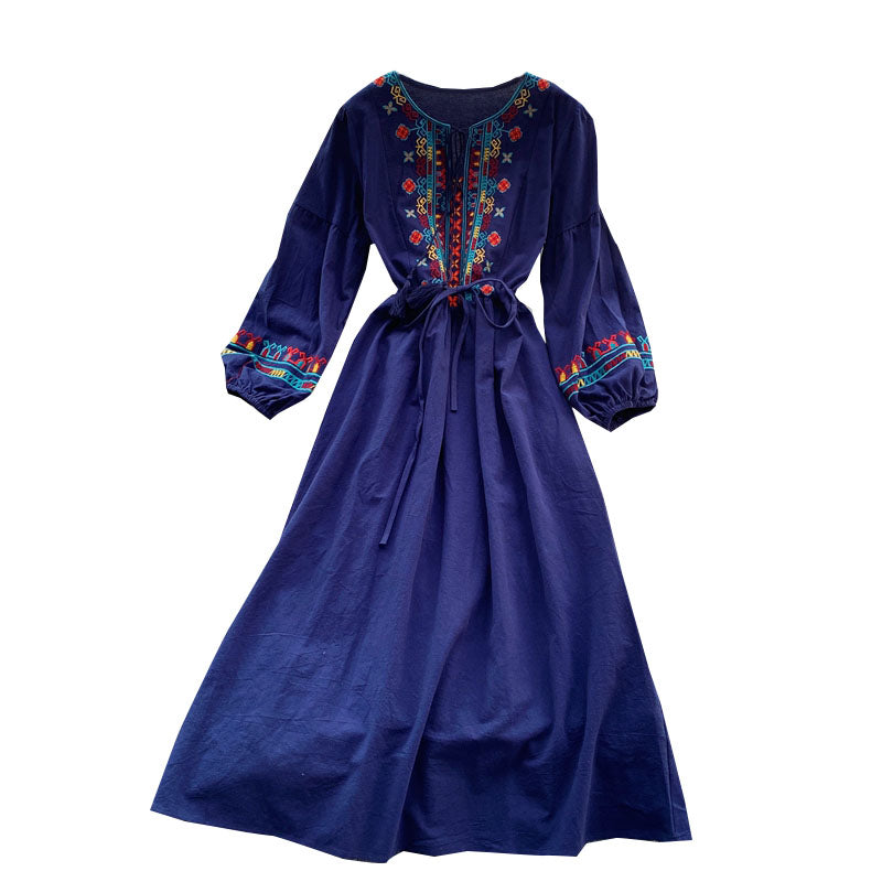 Cotton National Style Dress