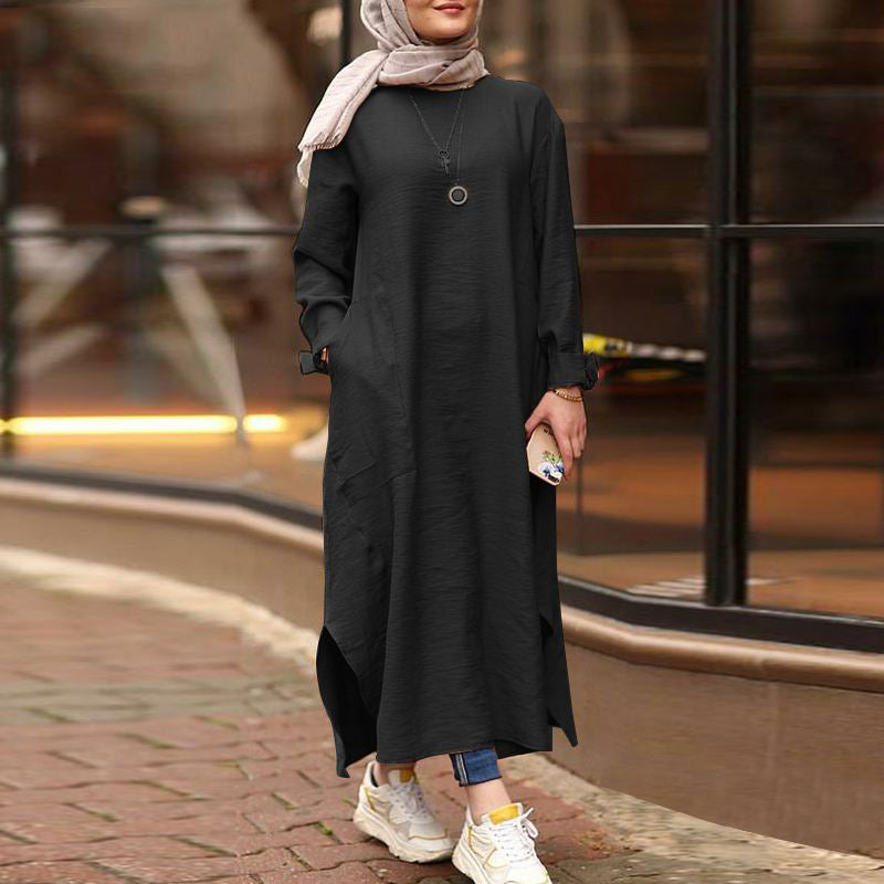 Sidra's Long Sleeve Shirt Dress