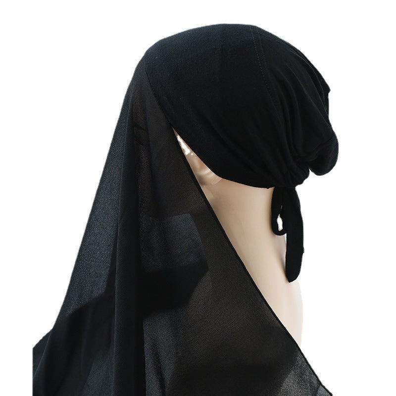 Malaysian Hijab With Adjustable Hat