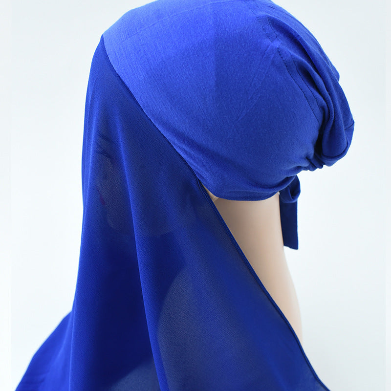 Malaysian Hijab With Adjustable Hat