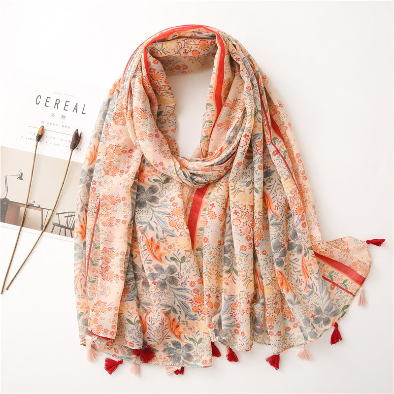 Cozy Linen Embrace Scarf