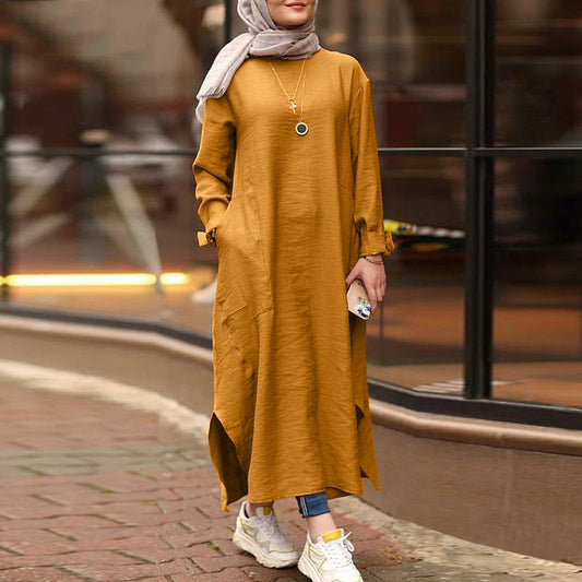 Sidra's Long Sleeve Shirt Dress