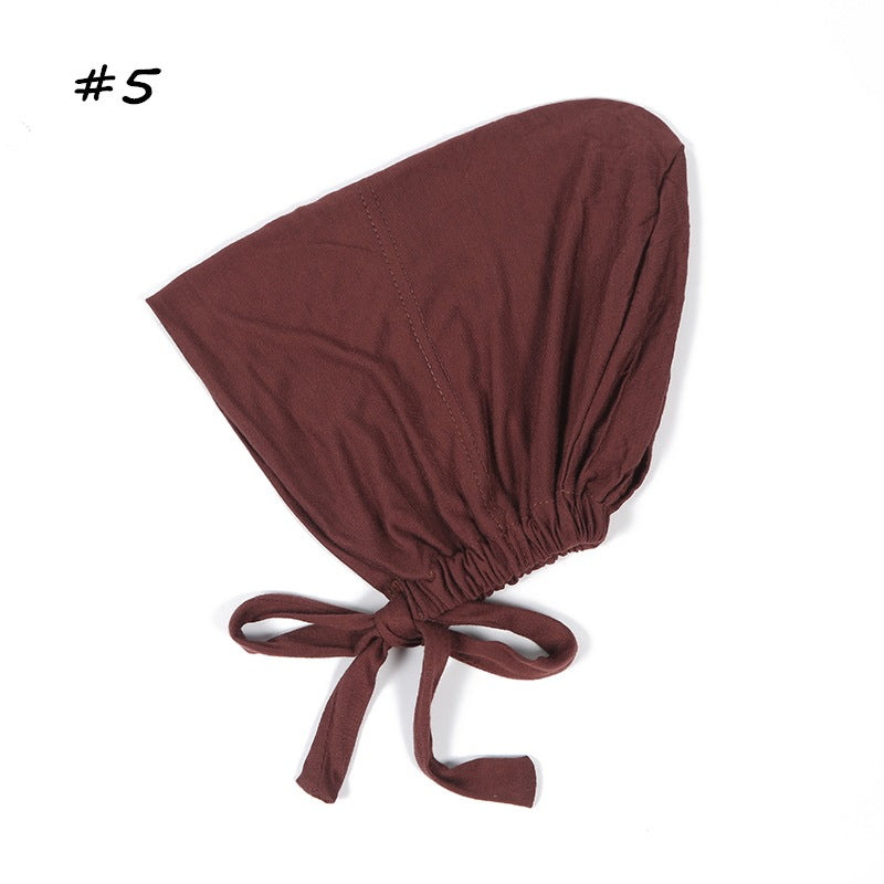 Elastic Bottom Cap Hijab