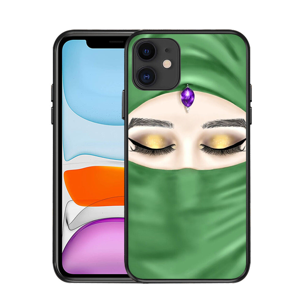 Compatible with Apple , Muslim girl phone case