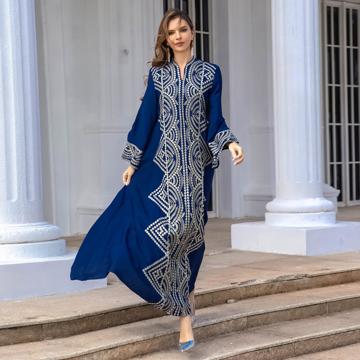 Muslim Women's Wear Robe Sequined Embroidery