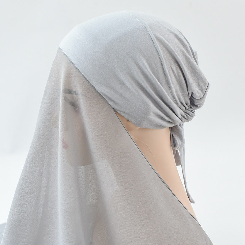 Malaysian Hijab With Adjustable Hat