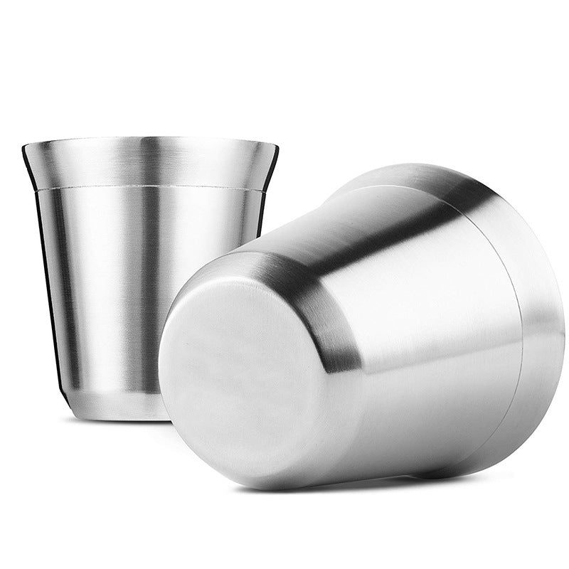 Stainless Steel Three-piece Coffee Set