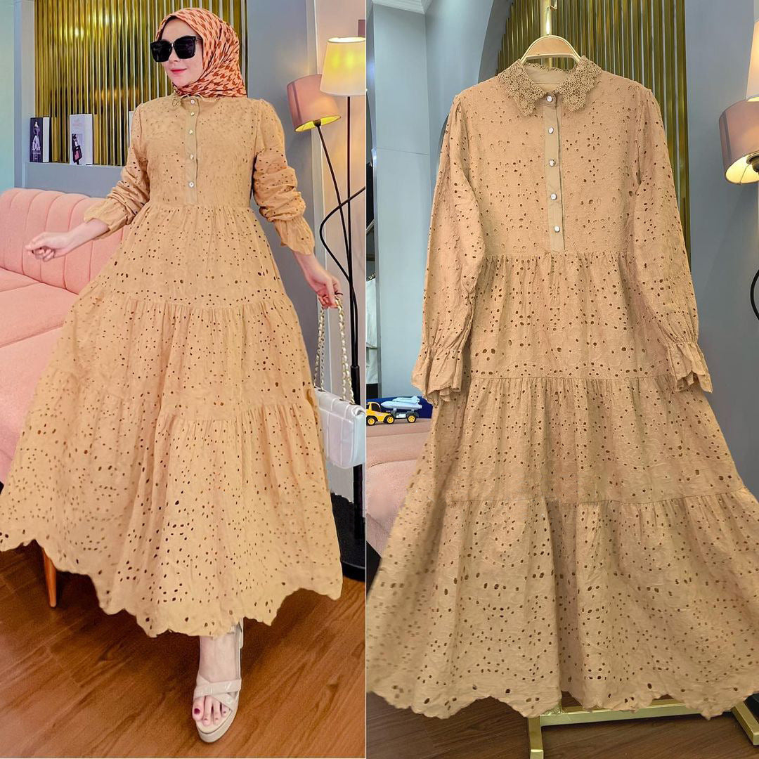 Indonesia Embroidered Lace Dress